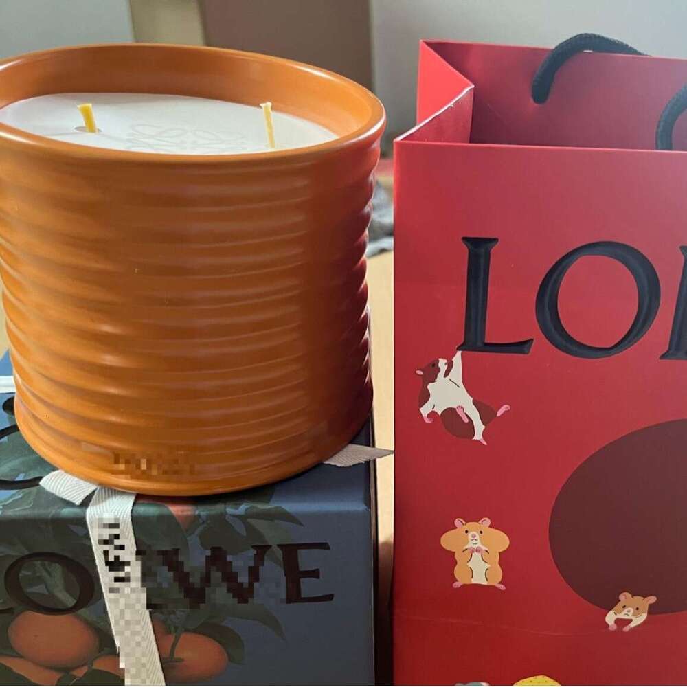 Candle Christmas Candle Aromatherapy Candle Spanish Large LOW Scented Candle Orange Blossom Tomato Box Home Fragrance Wedding Gift Souvenir