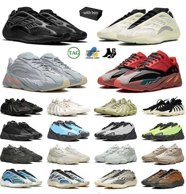 700 shoes designer sneakers Running Shoes trainers for mens womens chaussure black knightOutdoor men women Sports runners with box 36-45