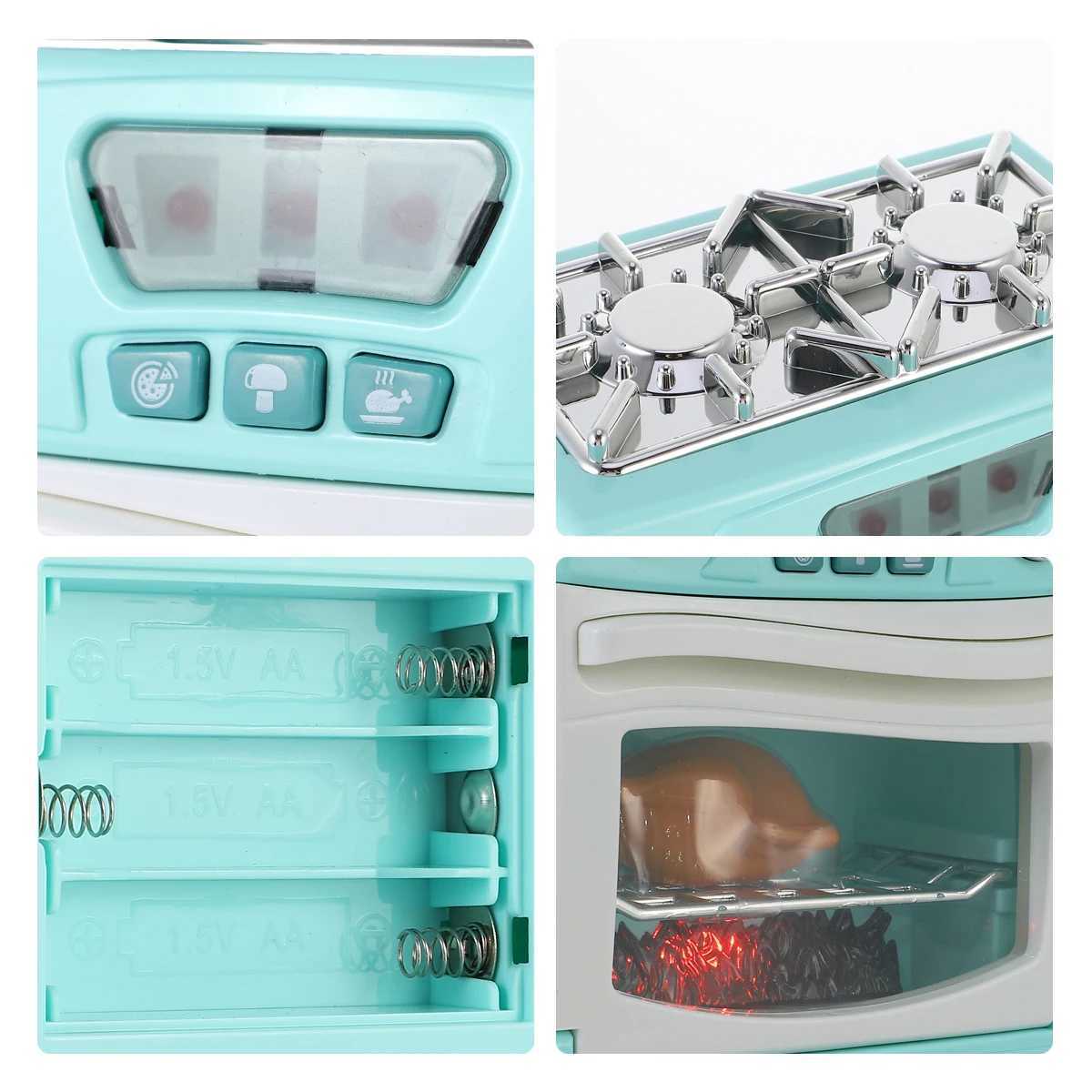 Simulation Kitchen Utensils Oven Baby Plastic Toy Simulated Stove Modeling Artificial Creative Educational Child C250922