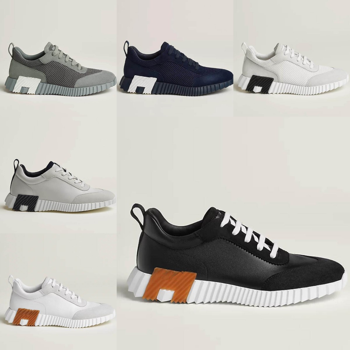 Designer Suede Casual Shoes Trainers Breathable Patchwork Mesh Running Shoe Men Bounce Sneaker Women Sneaker Non-Slip Rubber Sole Flat Trainer