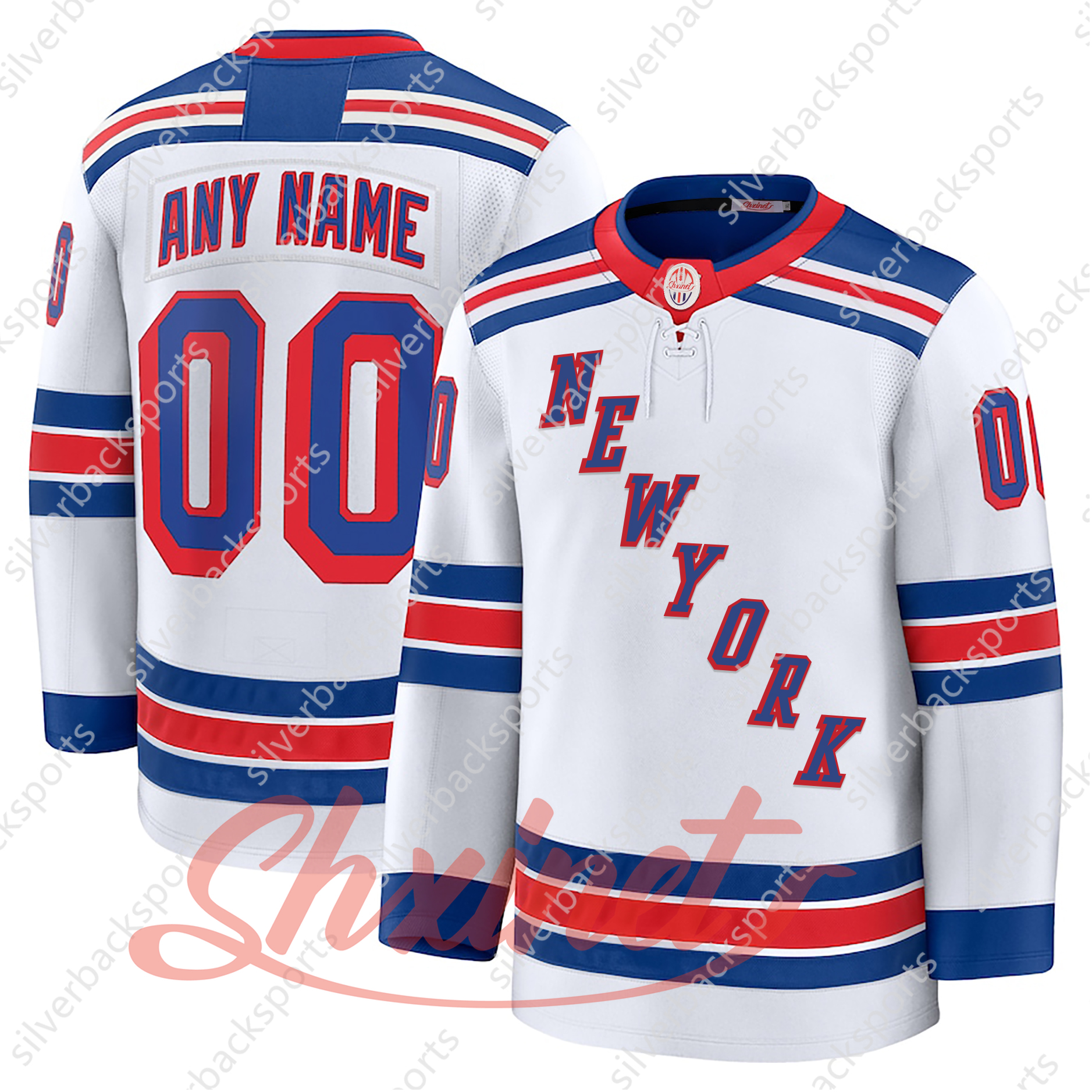 Rempe 2025-26 Hockey Jersey Shesterkin Panarin Kreider Fox Miller Trocheck Lafreniere Zibanejads Gretzky Custom Double-Reinforced Stitching