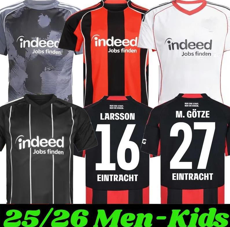 25 26 EintrachtS Frankfurt Soccer Jerseys 125 th EKITIKE MARMOUSH DINA EBIMBE KNAUFF M.GOTZE CHAIBI SKHIRI RODE KOCH 2025 2026 Football