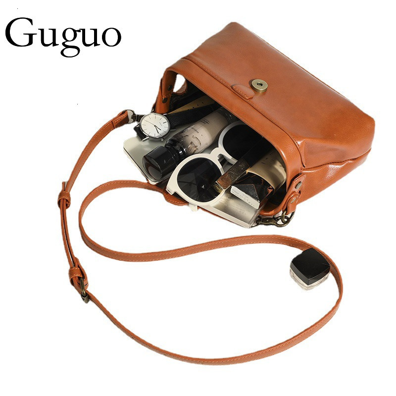 Guguo Designer Bag Cross-border Women's Bag Underarm Bag Shoulder Luxury Bag Bag Crossbody Bag Simple Fashion Soft Leather Bag Clip Bag High-end 
