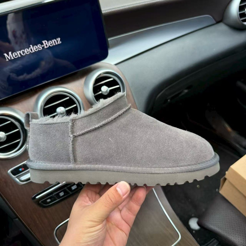 Designer Winter 2025 Women's Low Cut Snow Boots Genuine Leather Shearling Lined Thermal Warm Slip Resistant Fashion Plus Size Available fashion