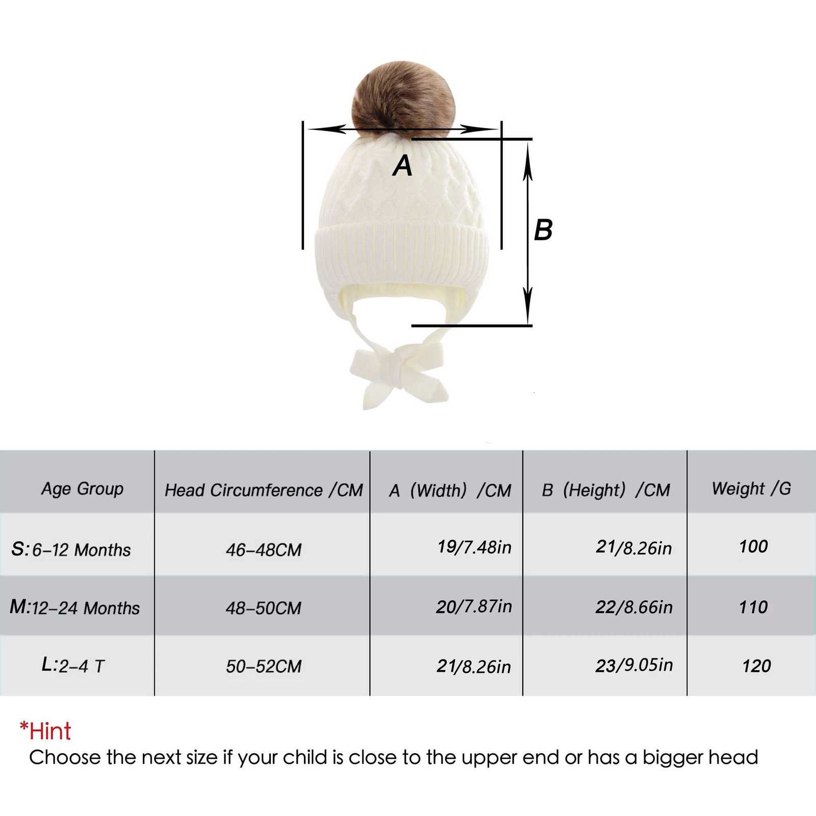 Baby Toddler Warm Earfl Beanie Kids Boys Girls Winter Fleece Li Knitted Hat Y250920