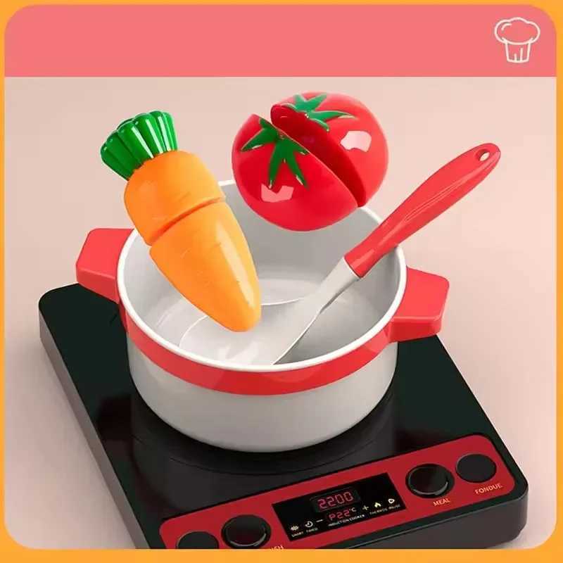 Toddler Food Cutting Toys Kitchen Play Fruit And Vegetable Set Educational Cooking Kits Fun Childrens Day Present For Children C250922
