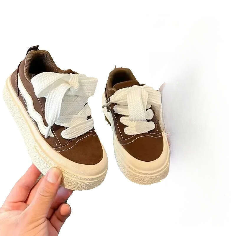 Kids Sneakers Round Toe Comfortable Fashion Non-slip Sports Shoes for Toddlers Children Soft Sold Casual Versatile ShoeXJ250311 J250625 J250