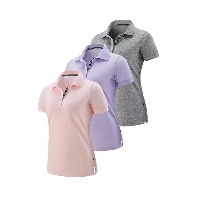 Plus Size Womens Polo Shirts - Comfortable Short-Sleeve Sportswear for Golf & Tennis