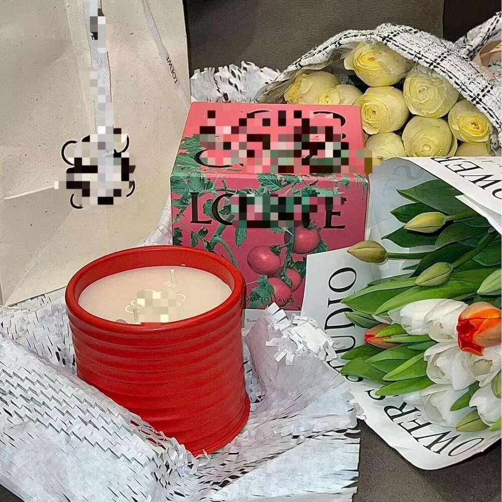 Candle Christmas Candle Aromatherapy Candle Luo Da Large Candle Orange Blossom Tomato Home Fragrance Wedding Soy Wax Scented Gift Box