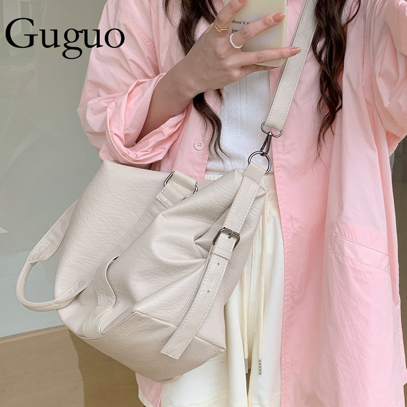 Guguo Designer Bag Trendy Cool Handheld Travel Bag For Luxury Bag Women 2025 New Korean Style Casual Tote Bag Large Capacity Crossbody Bag Luggage Bag