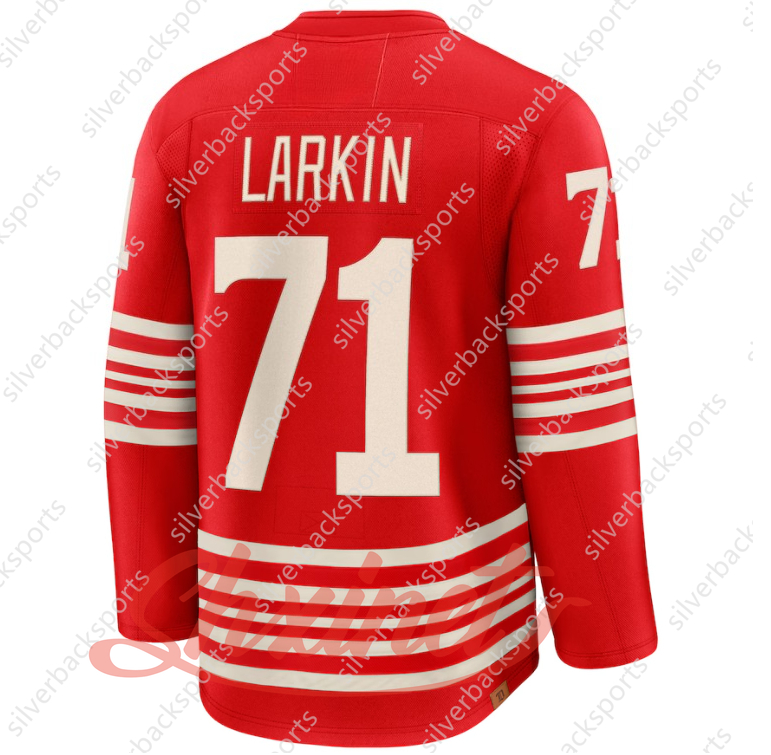 Personalized Custom 2025-26 Centennial Hockey Jersey Lucas Raymond Alex DeBrincat Patrick Kane Copp Moritz Seider Cam Talbot Marco Kasper