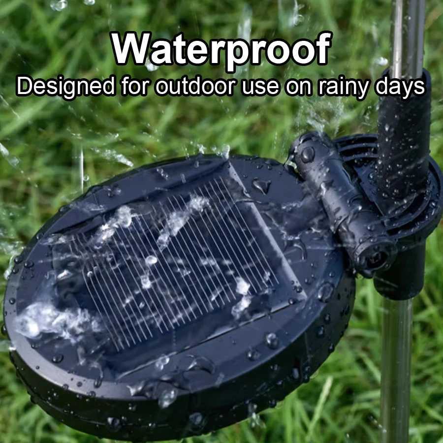 LED Solar Fireworks Light Garden Decoration 8 Modes Solar Powered Lamp Waterproof Lawn Lights Adjustable Outdoor Yard Lamp C250922