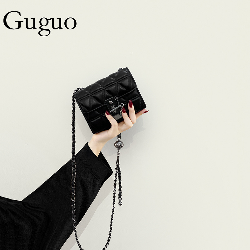Guguo Designer Bag High-end Small Bag For Women Luxury Bag Summer 2025 New Hot Style Niche Lipstick Bag Retro Crossbody Mini Chain Bag