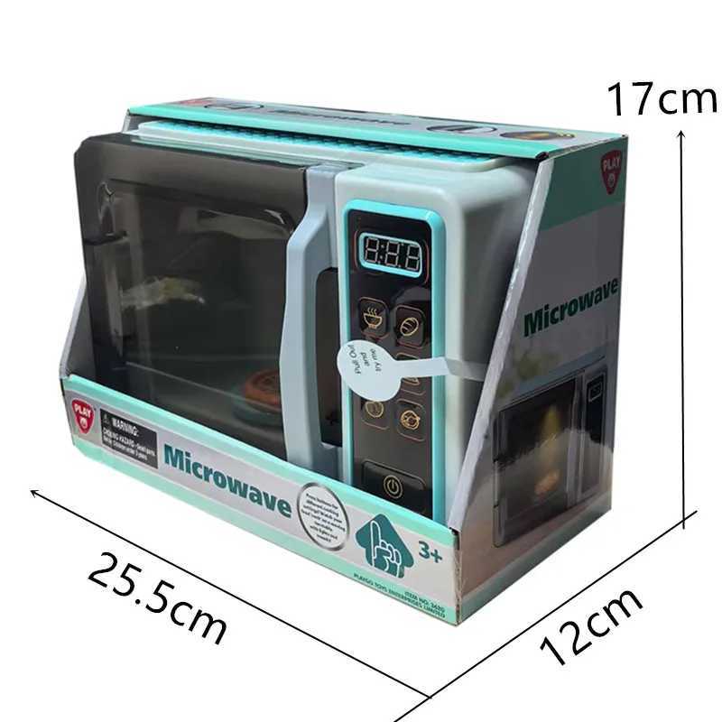 Play Go Simulation Microwave Oven Kitchen Series Sound and Light Mini Home Appliances Childrens Play Toys C250922