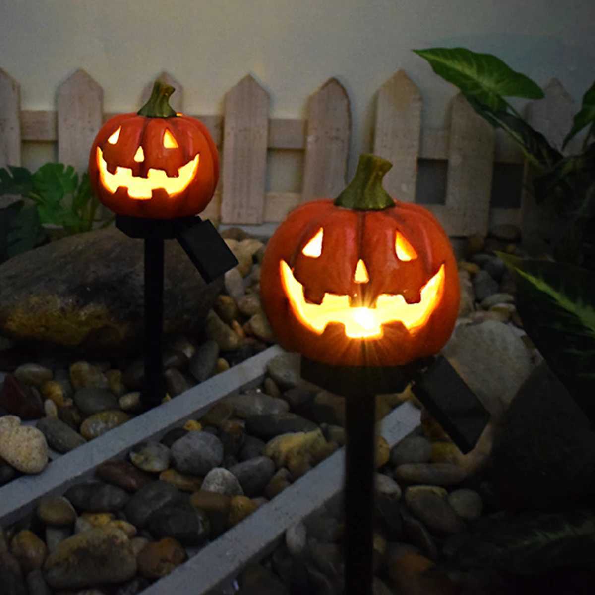 12PCS Solar LED Light Outdoor Halloween Pumpkin Lantern Waterproof Solar Lawn Light Outdoor Lighting Solar Light Garden Light C250922