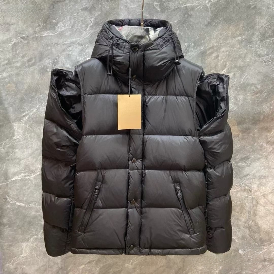 Man Woman Coat Down Jacket Sleeve Detachable Vest Waistcoat Cotton Warm Down Parks Jackets Puffer Designer Jacket Coats Sleeve Windbreaker