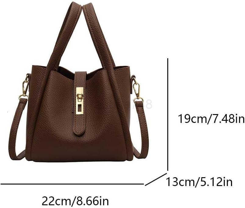 Bucket Bags for Women Leather Crossbody Bucket Purse Small Handbag Trendy Vintage Shoulder Bag with Small Purse C260116