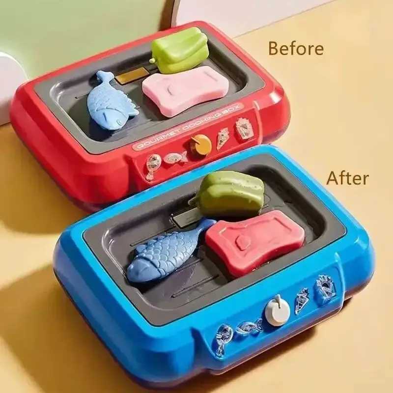 DIY Kitchen Cooking toy Set with 20pcs Multifunctional Induction Childrens Play House Food Toys for Parentchild fuuny Gifts C250922