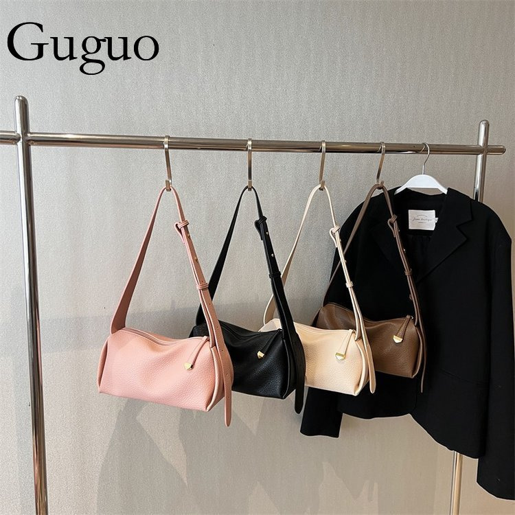 Guguo Designer Bag Cross-border Fashion Niche Texture Underarm Bag 2025 New Large Capacity Bag Women's Fashion Shoulder Luxury Bag Bag Stylish Wo