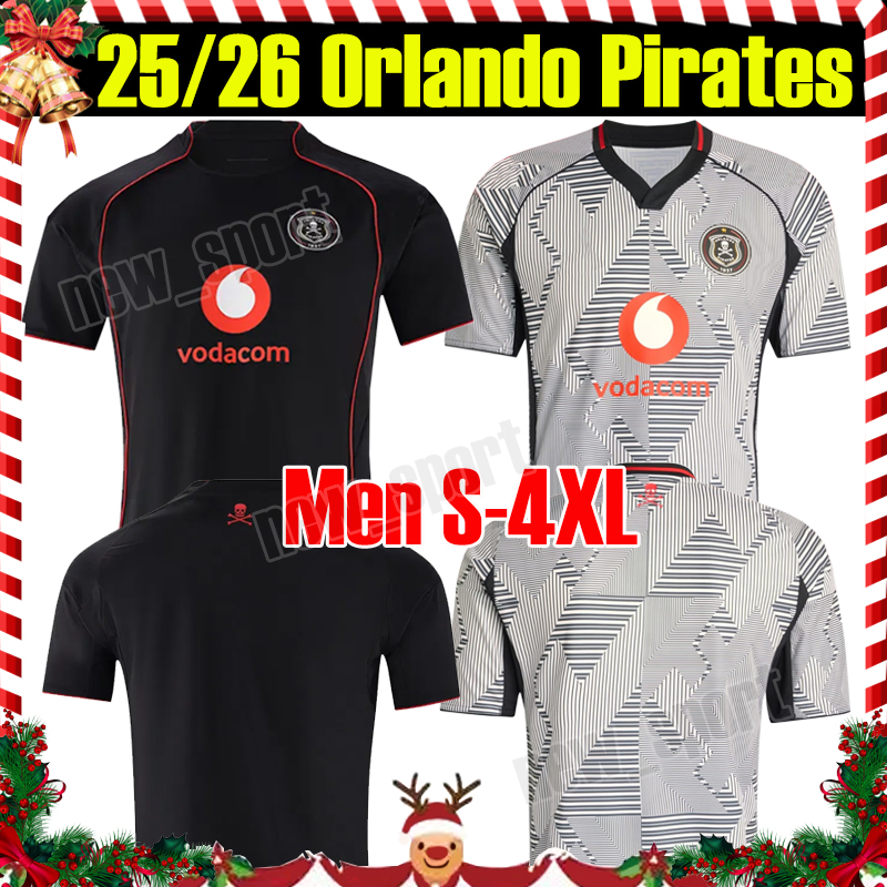 4XL 25/26 Orlando Pirates soccer jerseys MABASA MAKGOPA NKOTA MASWANGANYI MOFOKENG DLAMINI MBATHA SALENG KIMVUIDI CHAINE Africa kids kit Men uniform football shirt