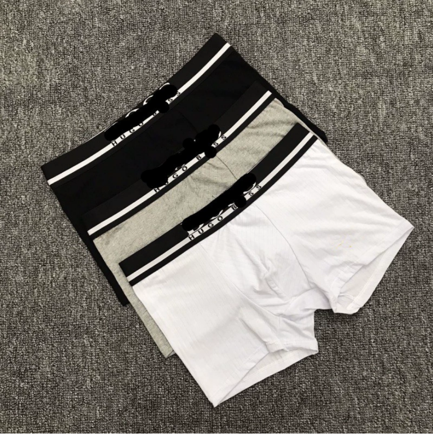 Underpants 3pcs mxxl cotton men sports panties boxers underwear calecon large size lot soft underpants man lingerie shorts boy running boxers
