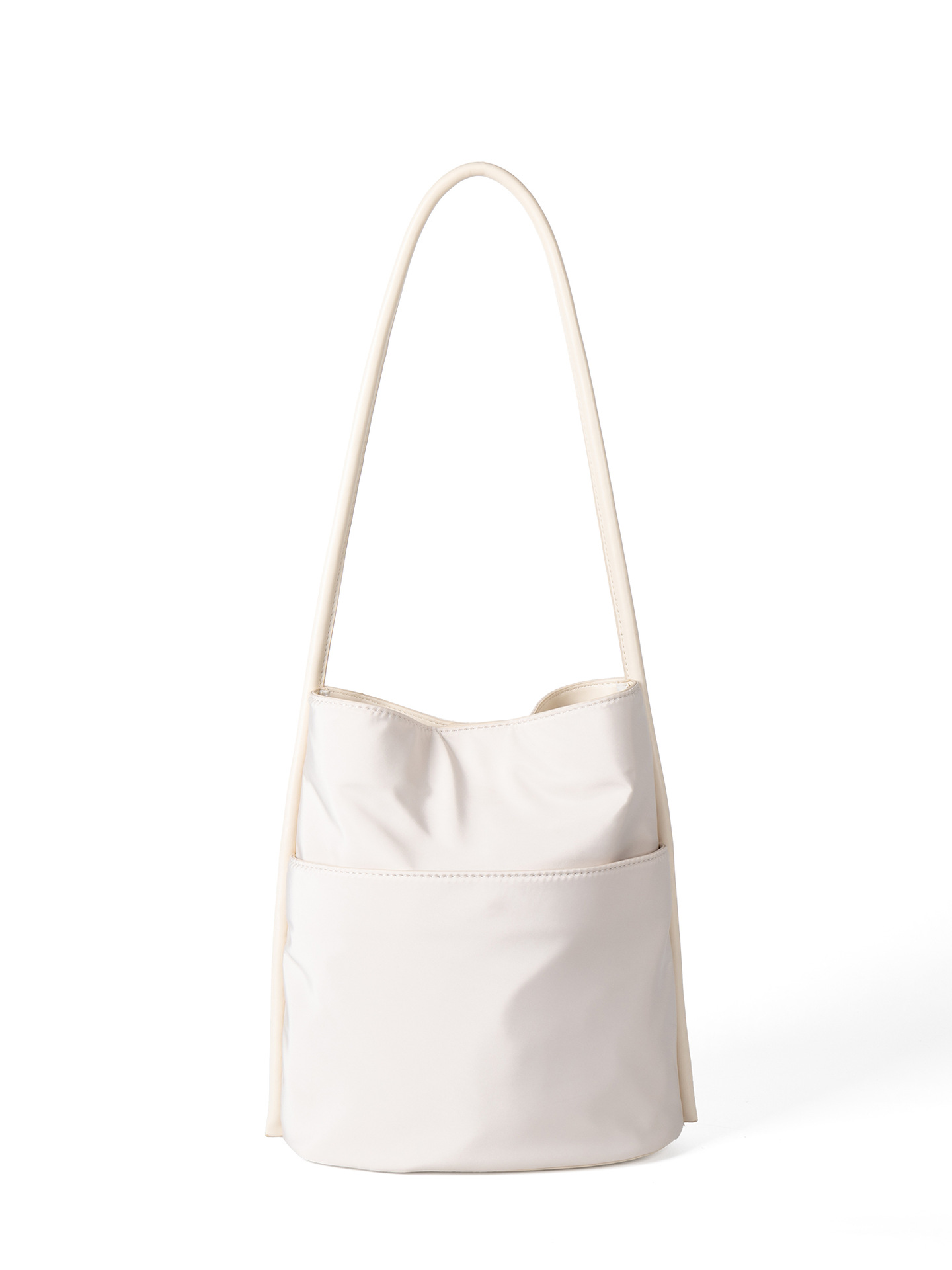 Korean-Style Niche Design Nylon Bucket For Women New Style Fashionable Versatile Casual Commuting Handbag And Shoulder Bag