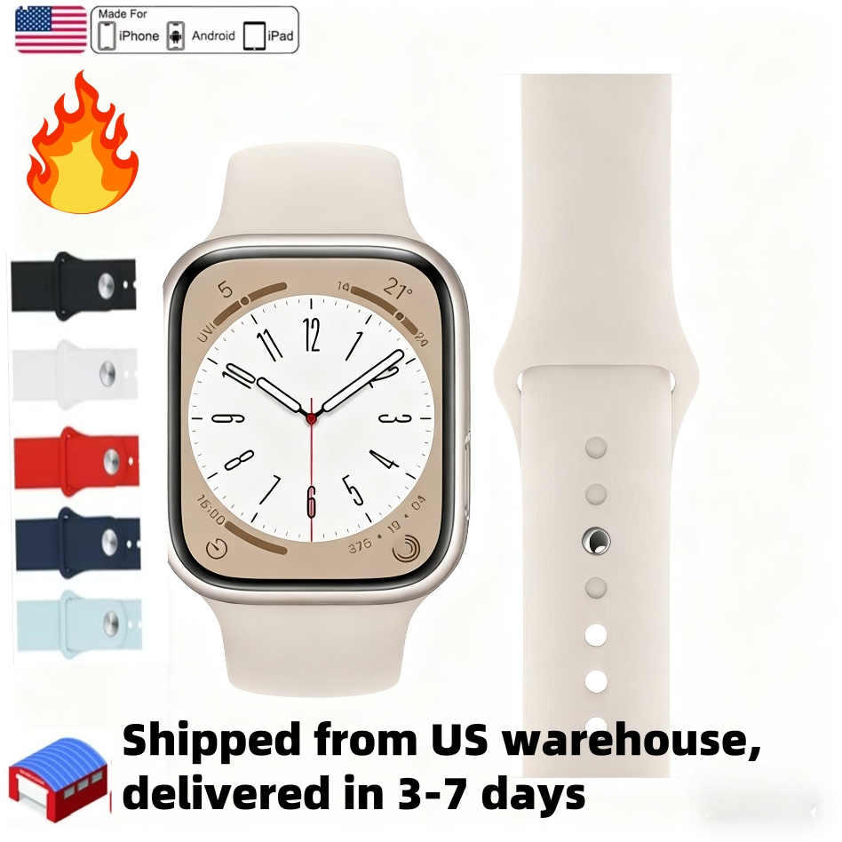 American Warehouse Smartwatch Series 10.46mm 2,1 pouces MECTIONNELS MENS ET FEMMES BLUETOOTH Call Bracelet Watch Wireless Fitness Tracker Sports