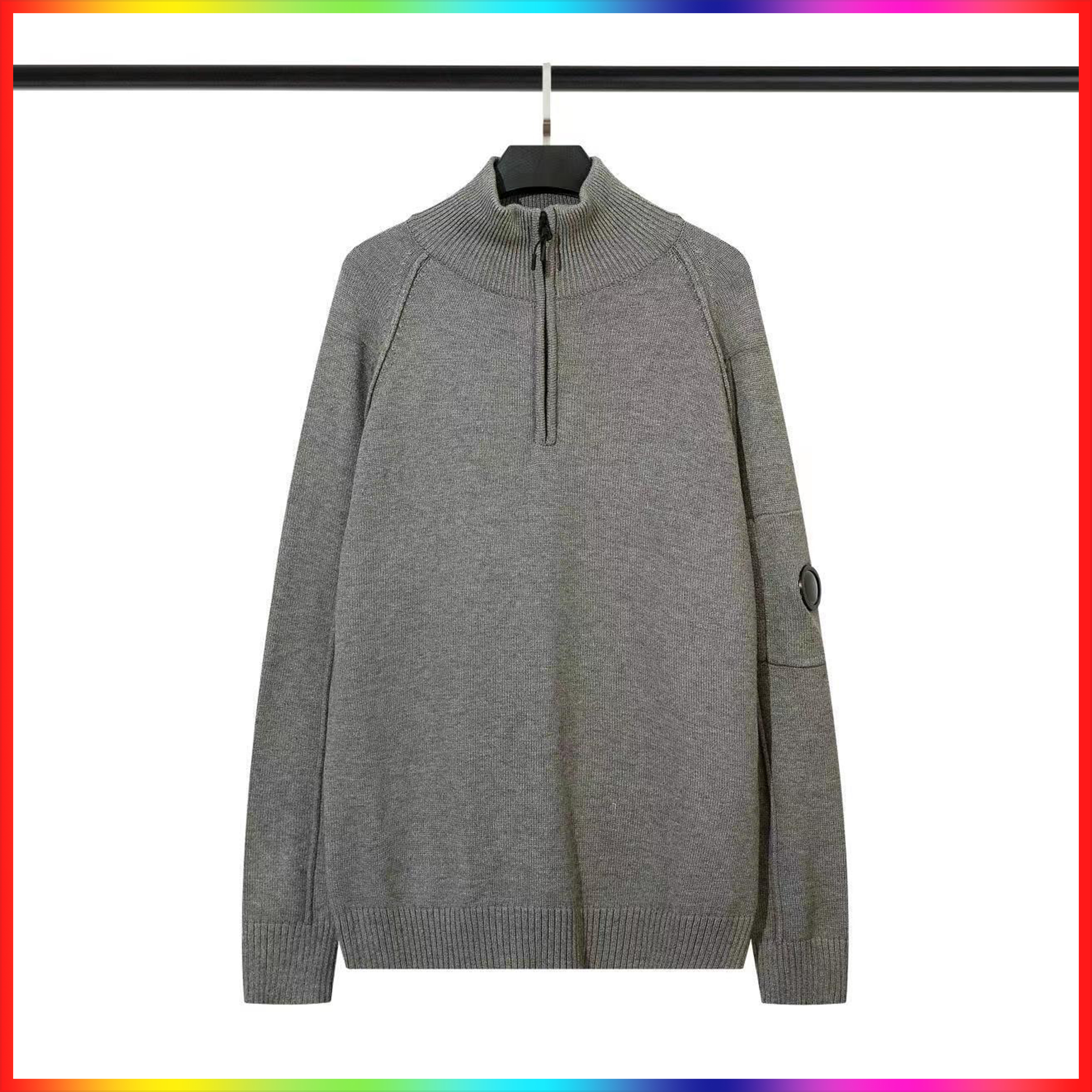 Designers sweater Mens sweater Coat One Lens Embroidery Logo cp compony sweater Women Casual Logo Long Sleeve Couple Loose sweatshirt sweaters men Sweatshirt 01