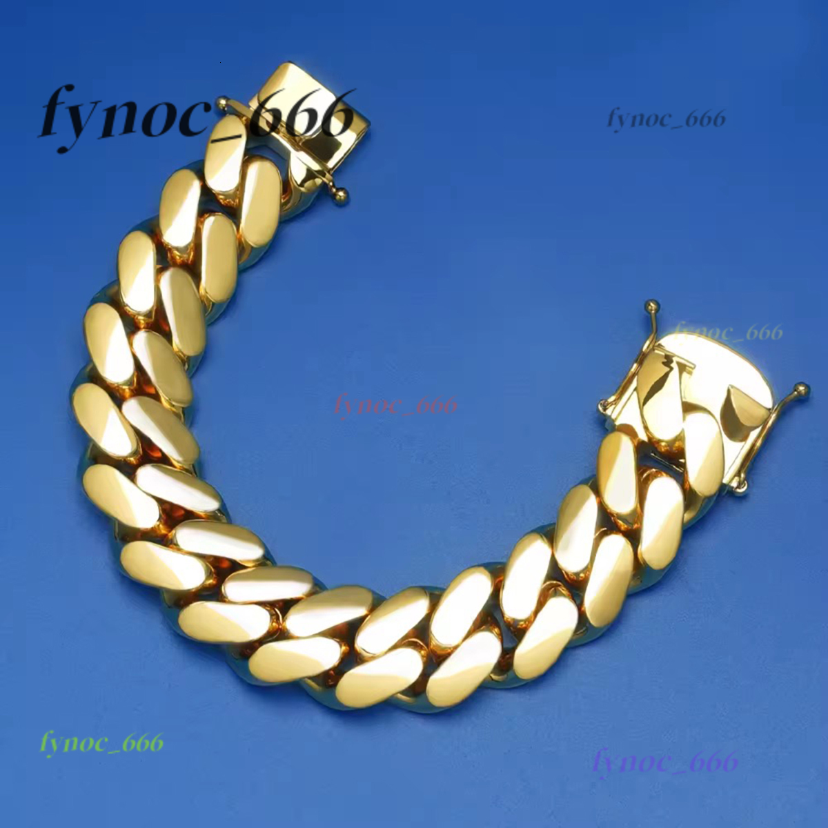 Wholesale Choker Miami Cuban Chain moissanite chain men necklace 14k Gold cuban link chain fashion jewelry necklaces