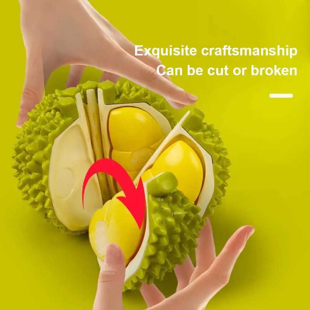 Children Fruit Cutting Toys Durian Pretend Play Dinette Simulation Fruit Food Sensory Games Educational Play House Kitchen Toys C250922