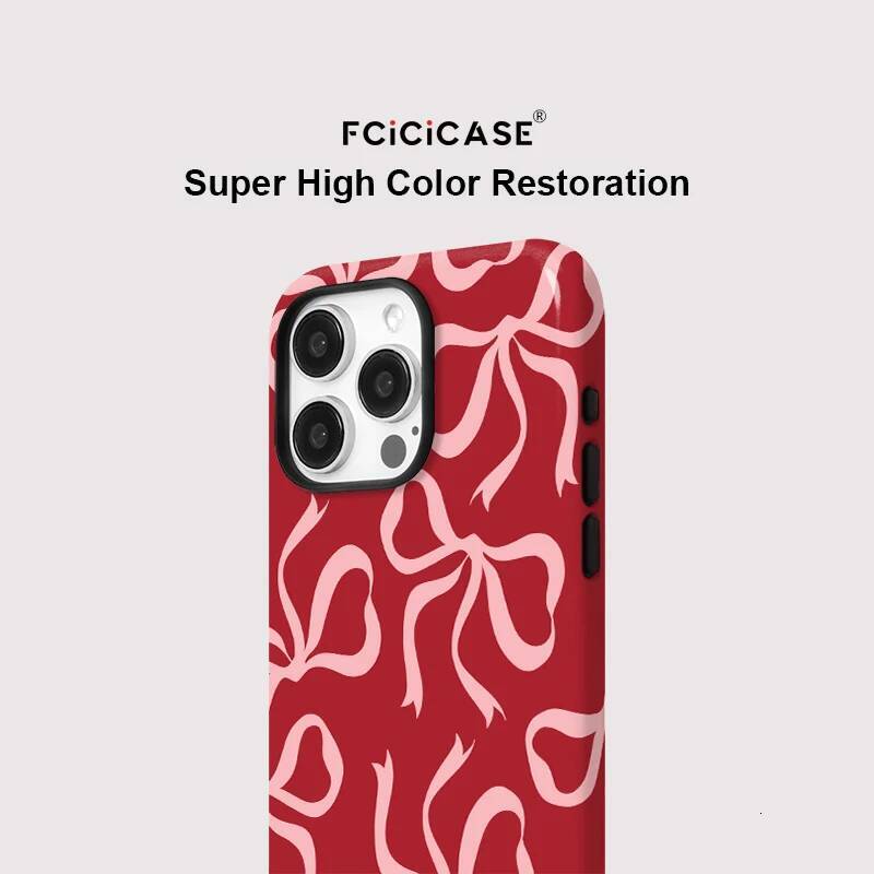 Lovely Bow Phone Case iPhone 16 15 14 13 12 11 Pro Max Plus For Magsafe Wireless Two in one Magnetic Back Cover