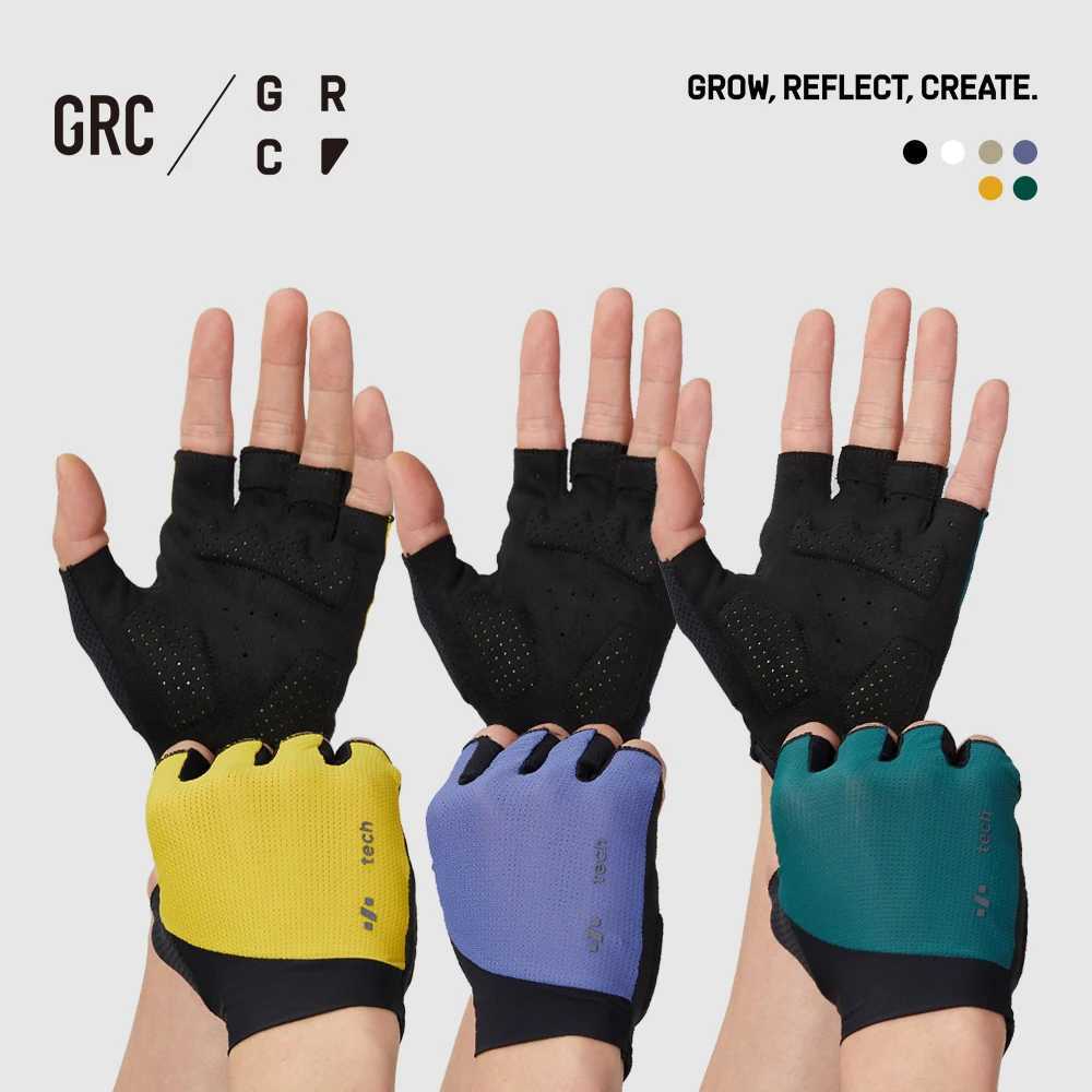 GRC halffinger cycling gloves mens and womens nonslip shockabsorbing breathable summer cycling gloves fingerless sports fit J250922