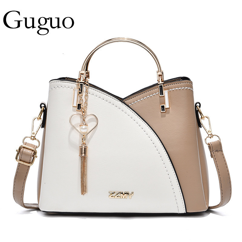 Guguo Designer Bag Women's Bag 2025 New Trend Handbag Korean Style Color Block Large Capacity Luxury Bag Fashion Shoulder Crossbody Bag Wholesale