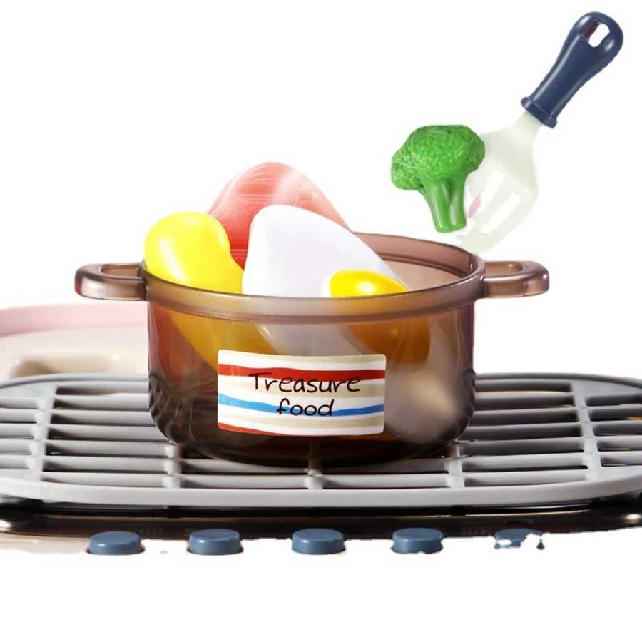 Kids Toddler Baby BBQ Grill Kitchen Toy Set Pretend BBQ Grill Toy Set for Kids Kitchen Toy Accessories Play Food Set C250922