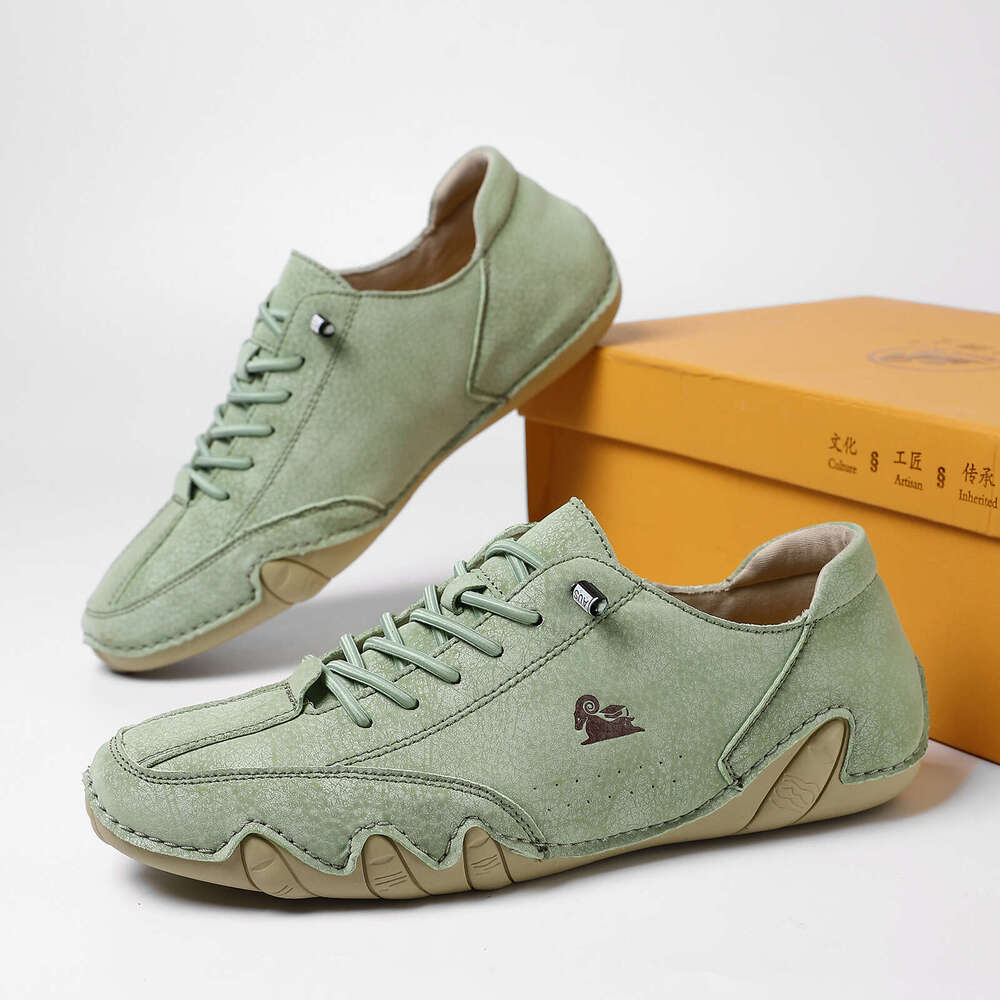 Large size low cut casual shoes Martin men's octopus shoes leather shoes designer shoes lightweight and comfortable sports shoes