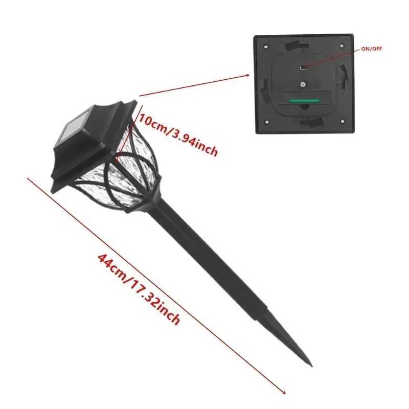 Wedding Landscape Path Light Outdoor Solar Pathway Light Bright Lawn Light Garden Stake Light for Lawn Decor C250922