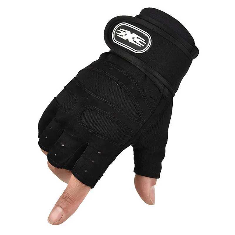 Fitness Half Finger Gloves Men And Women Wrist Guard Sports Dumbbell Riding Non Slip Horizontal Bar Exercise Training J250922