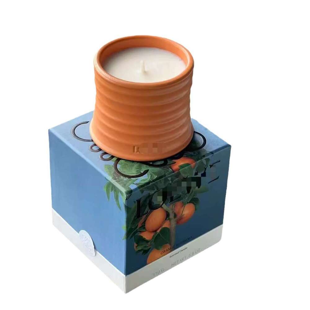 Candle Christmas Candle Aromatherapy Candle Spanish Large LOW Scented Candle Orange Blossom Tomato Box Home Fragrance Wedding Gift Souvenir