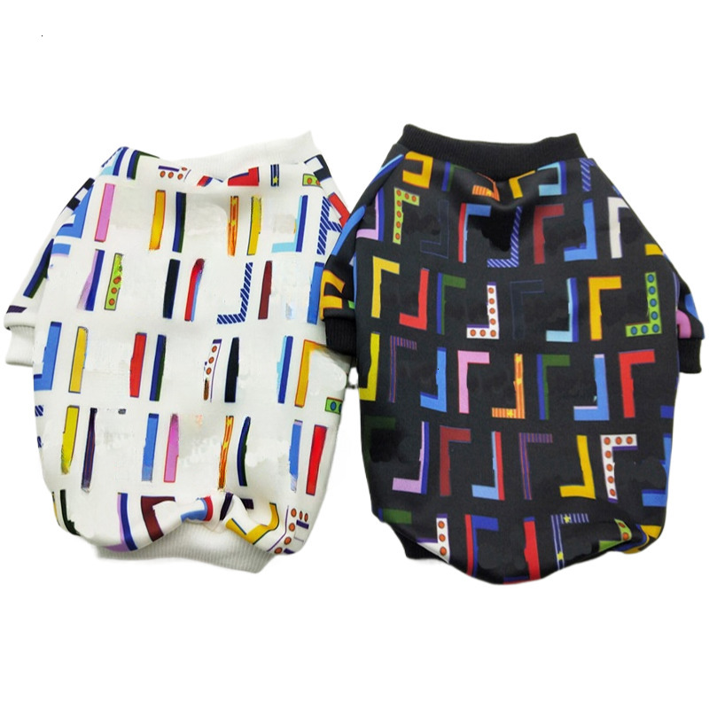 Pet Teddy letter printed puppy clothes, pet dog clothes