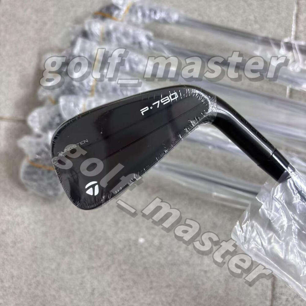 Golf Clubs black Irons P790 SERIES 4-9P R/S Flex Steel Shaft with Head Cover The 4generations Latest version Brand New Iron..THE BEST PERFORMANCE GOLF BRAND IN