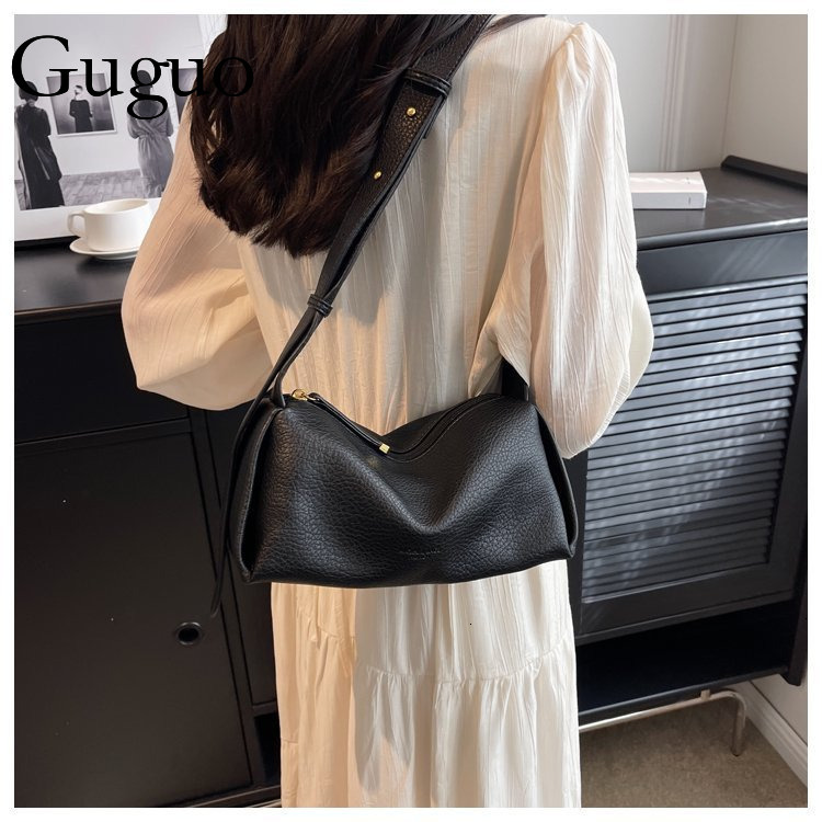 Guguo Designer Bag Cross-border Fashion Niche Texture Underarm Bag 2025 New Large Capacity Bag Women's Fashion Shoulder Luxury Bag Bag Stylish Wo