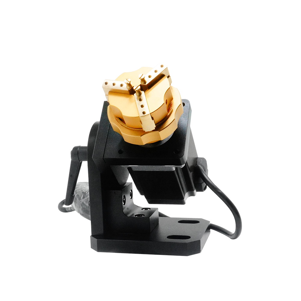 Professional Fiber Laser Carving Marking Engraving Machine Rotary Axis Jewelry Ring with Copper Clamp Jig Chuck for Wood Routers