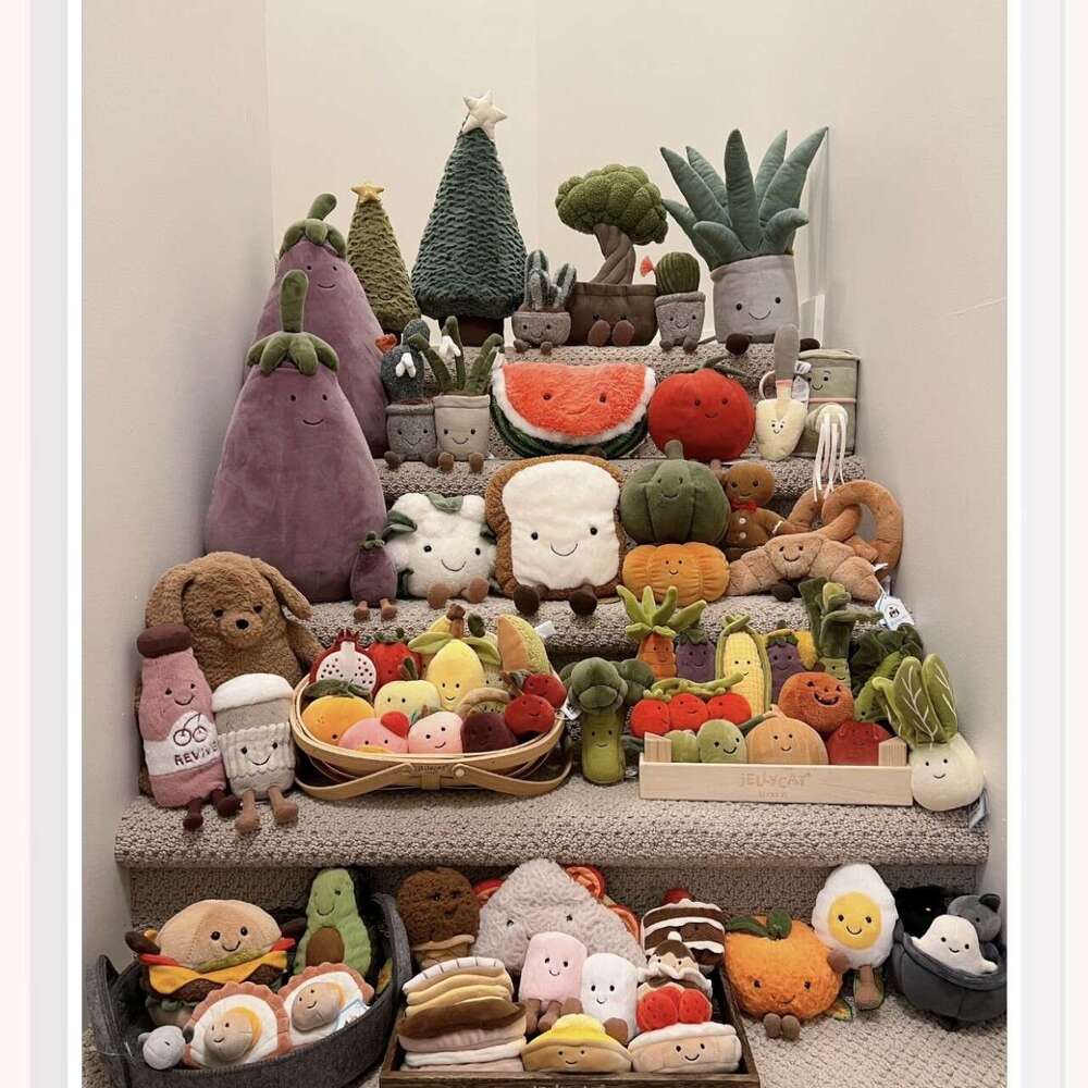 Jellys Cat Collection Set - Fur Toys - Cute and Endearing Animal-shaped Fur Dolls - Gift for Babies and Mothers