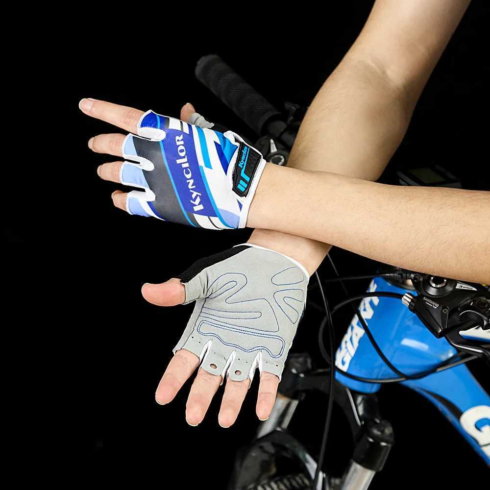 Cycling Gloves Sports Fitness Men And Women Breathable NonSlip ShortFinger Outdoor Bicycle HalfFinger Gloves J250922