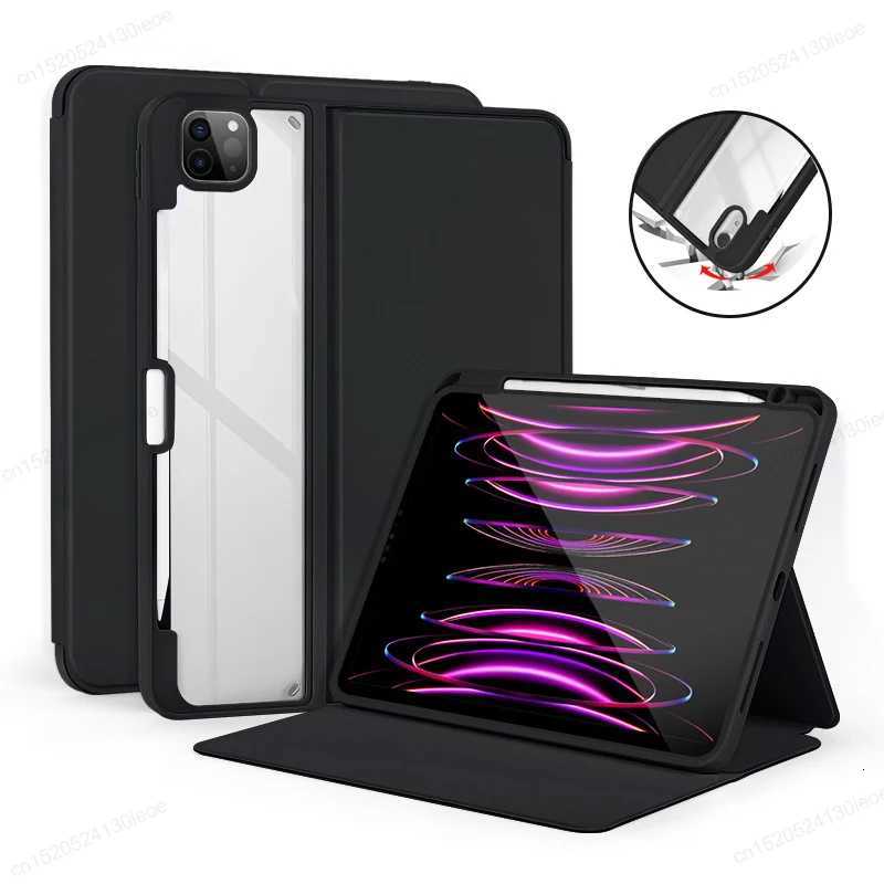 For iPad Pro 11 13 inch 2024 M4 Case iPad Air 11 13 129 4th 5th 109 Pencil Holder Cover iPad 10th 102 9th 8th 7th Funda Z250922