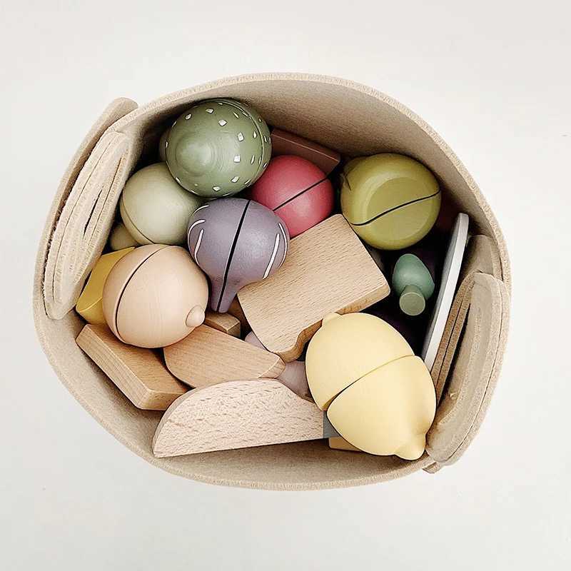 Kids Pretend Play House Toy Childrens House Kitchen Toys Fruits Toy Set Boys Girls Simulated Cooking Early Education C250922