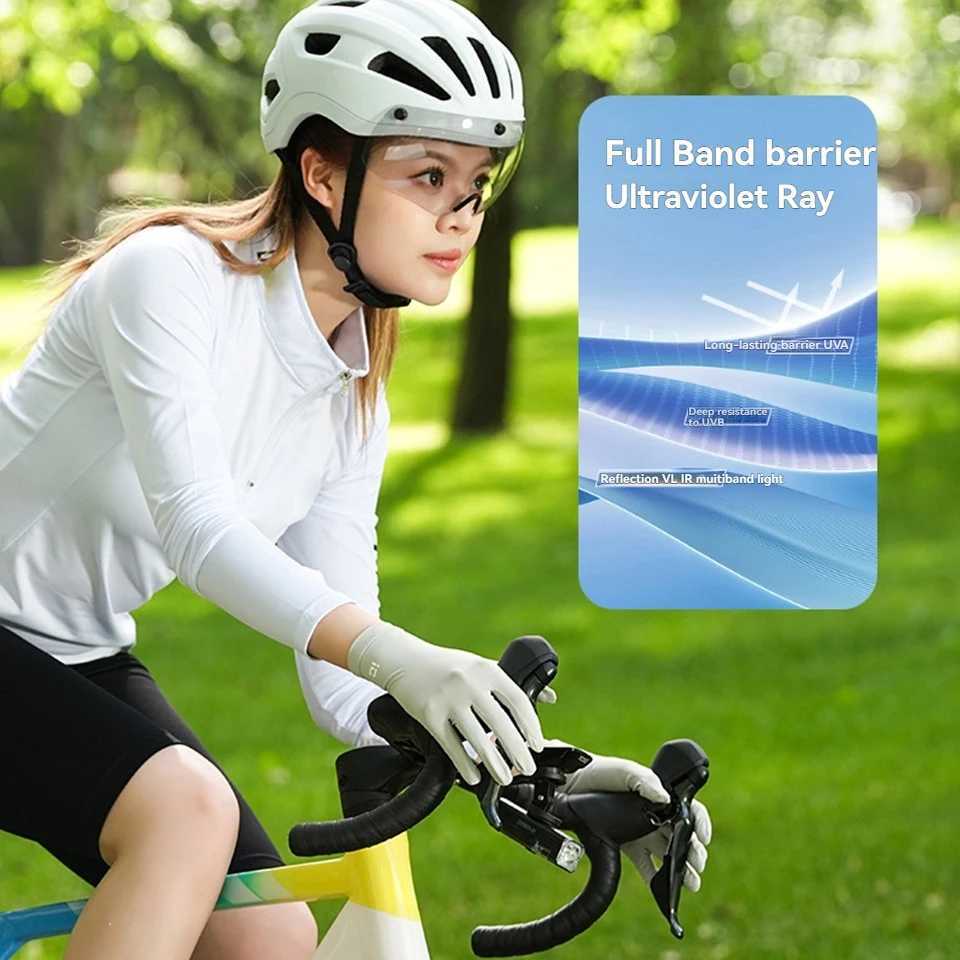 GTUBIKE Cooling Arm Sleeves Cover Women Men Sports Running Anti UV Sun Protection Gloves Outdoor Fishing Cycling Driving Sleeves J250922