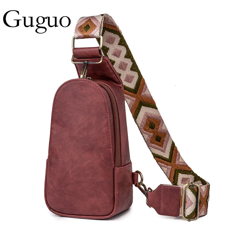 Guguo Designer Bag 2025 New Women's Bag Waist Bag Crossbody Bag Fashion Women's Chest Bag Women's Bag Luxury Bag Amazon Wholesale Bags
