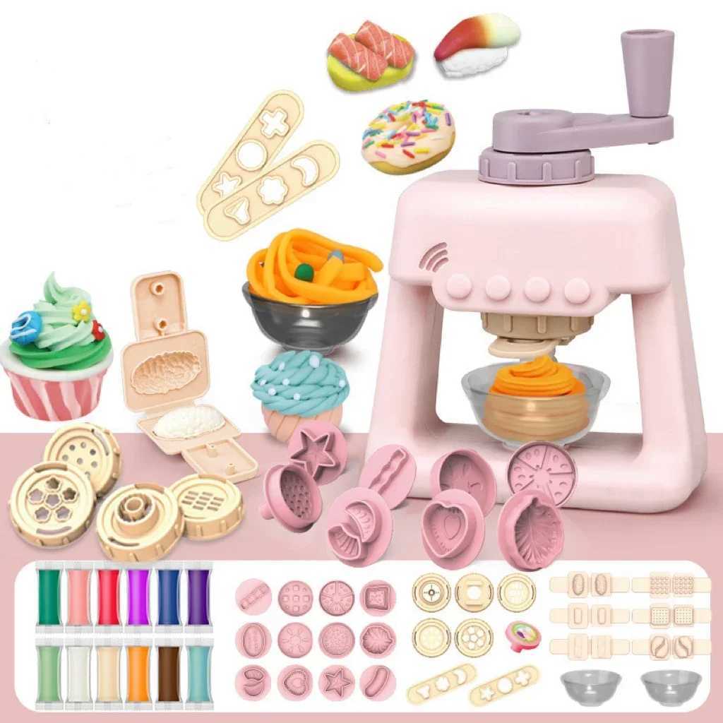 CHIldrens Clay noodle MaCHIneKitchen Play Toys Rubber Clay Ice MaCHIneHandmade DIY ClayExercise CHIldrens CreativiTY C250922