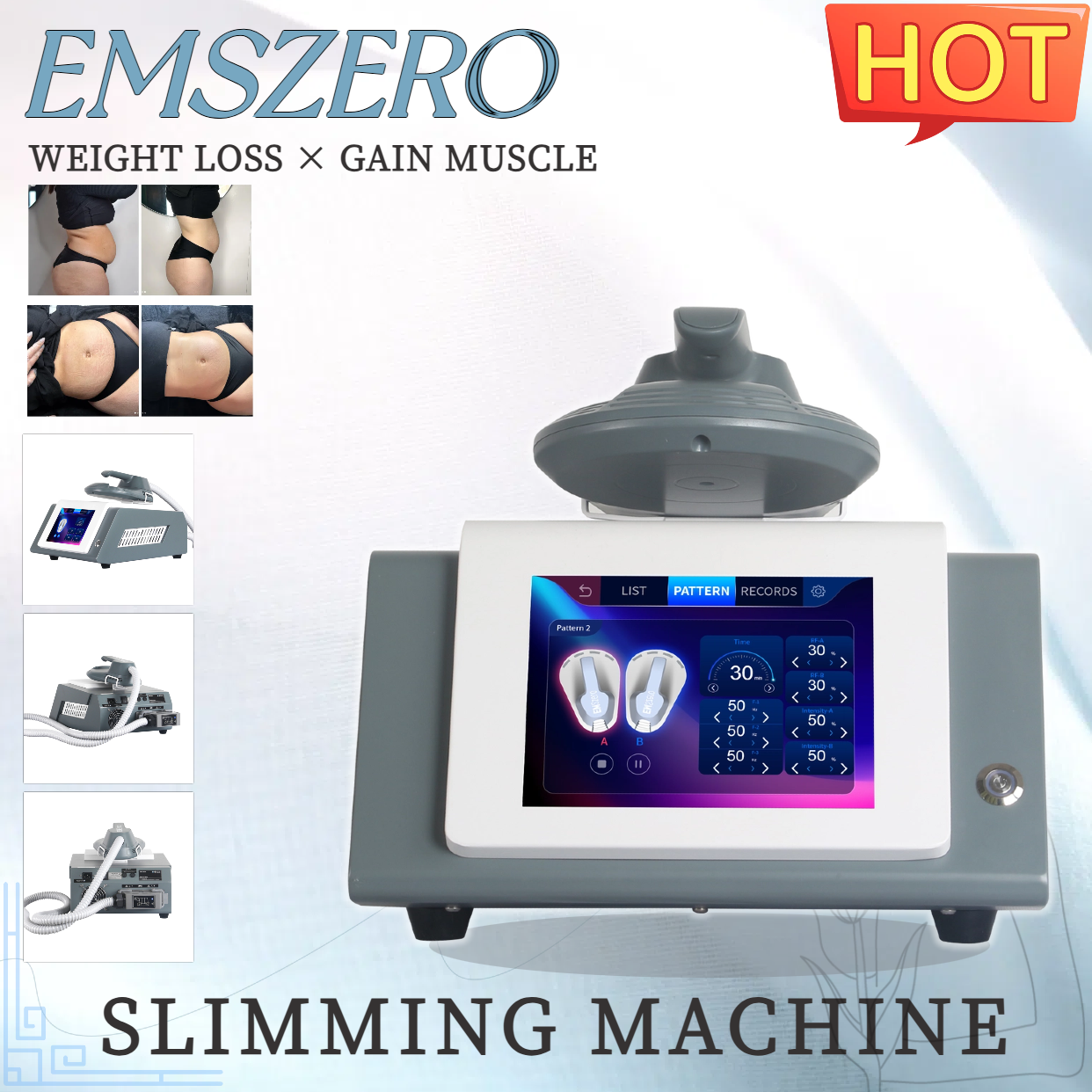 EMSzero HIEMT Body Slimming EMS Increse Muscle Mass And Reduce Fat Machine RF EMS Sculpting Body Weight Loss Muscle Building Butt Lifting Machine 200H